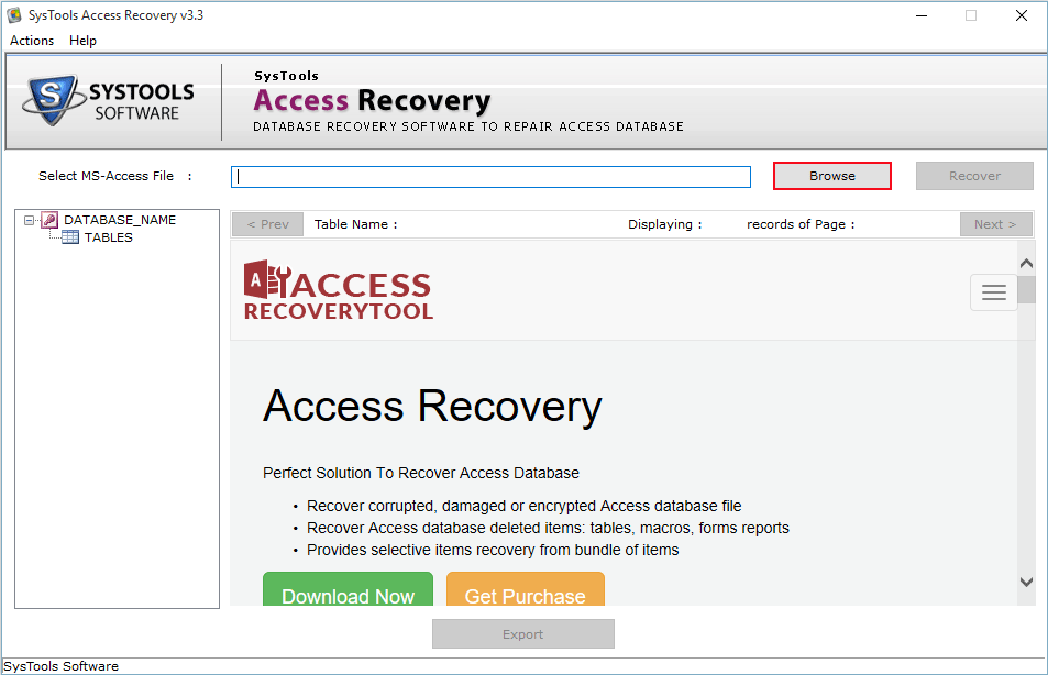 browse access file