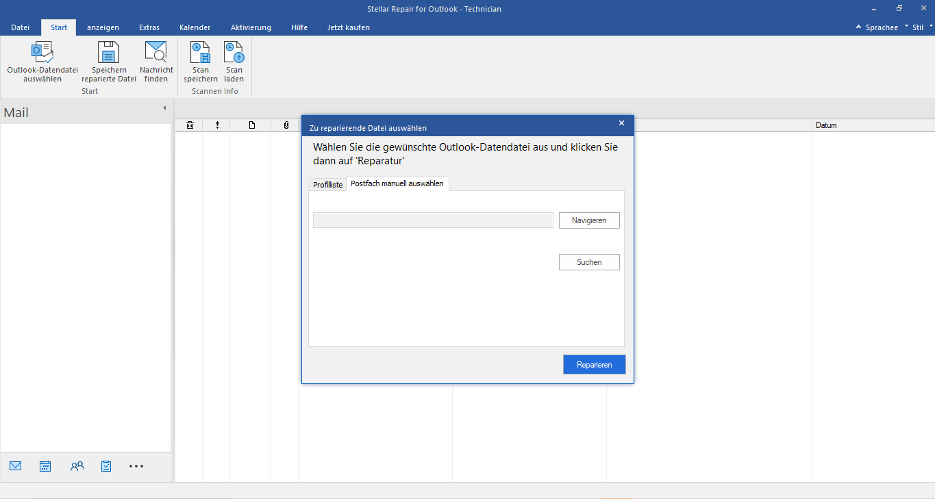 stellar-repair-for-outlook-tech-main-interface