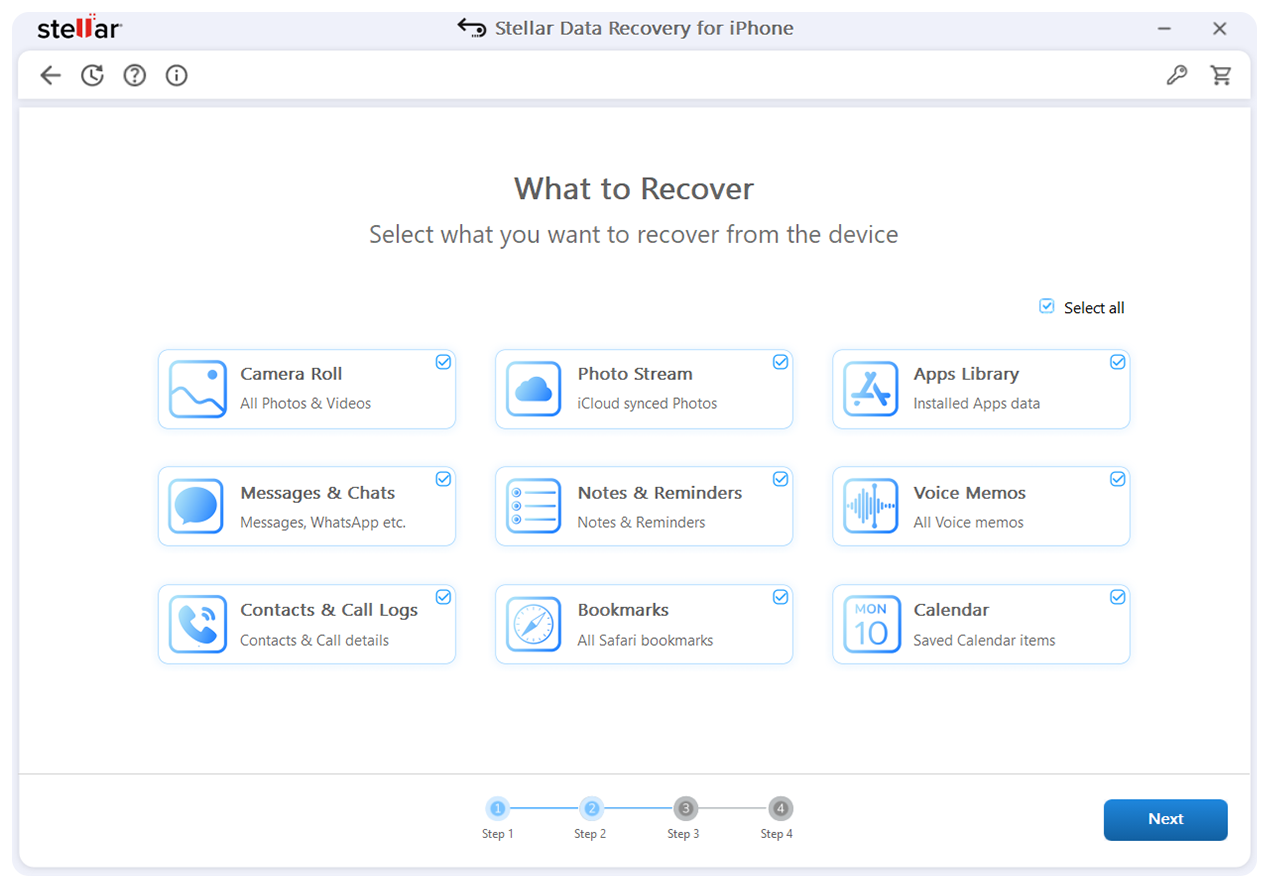 Stellar Data Recovery for iPhone