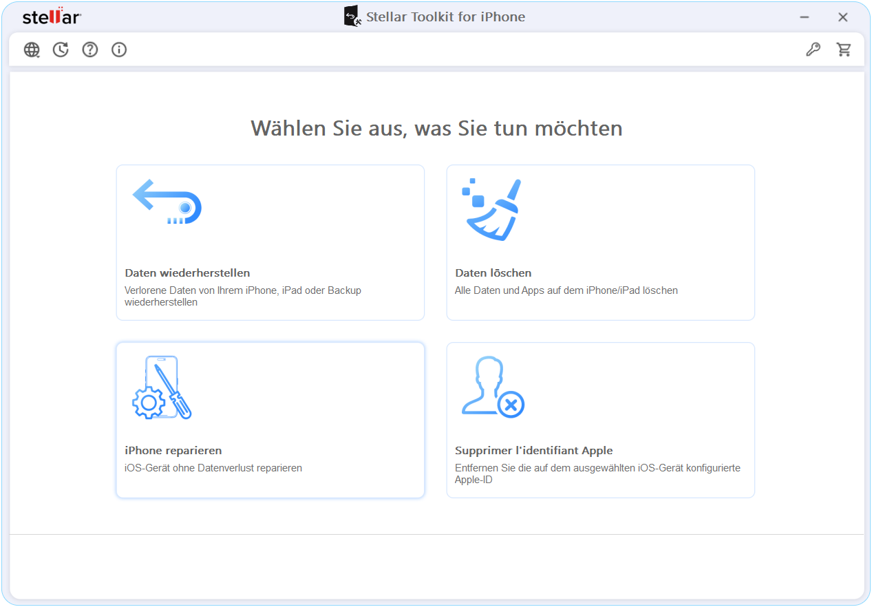 Reparieren Sie Ihr iOS-Gerät ohne Datenverlust